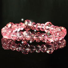 甜蜜粉水晶之戀手鏈 施華洛世奇加持的浪漫情人禮品